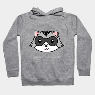 Kawaii Cute Raccoon Hoodie